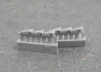 Supermarine Spitfire Mk Vb exhaust stacks 'fishtail'