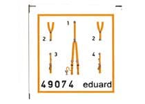 Supermarine Spitfire Mk VIII Seat Belts - Super Fabric