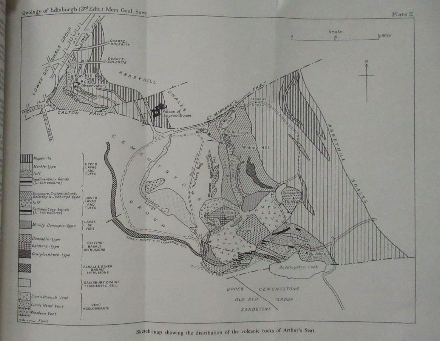 THE GEOLOGY OF THE NEIGHBOURHOOD OF EDINBURGH 1980