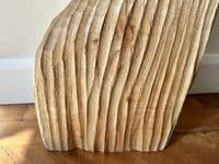 1m Huge Mother and Baby Playful Dolphins Hand Carved Wood Ornament