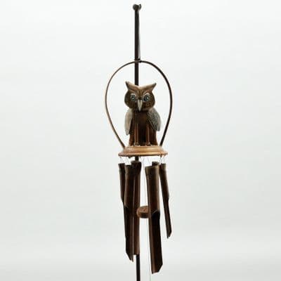 1m Owl Bamboo Windchime Dream Catcher Boys Girls Beaded New Gift Decoration
