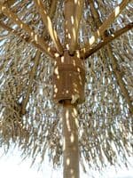 2.4m Bamboo and Dried Grass Parasol Umbrella Sun Shade - Hawaiian Style