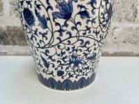 21cm Blue White Ceramic Ginger Jar w/ Lid Storage Ornament Vase Gift