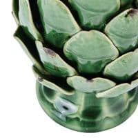 24cm Green Ivory Artichoke Table Decoration Ornament Shelf Sitter - Shabby Chic