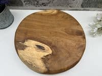 28cm Fruit Nuts Bowl Serving Dish Driftwood Wooden Teak Root Wavy Edge Design