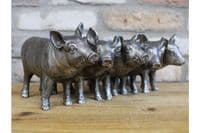 30cm Five Pig Family Planter Plant Holder Flower Pot Display Retro Ornament