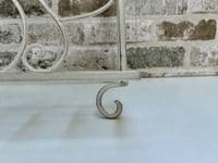34cm White Distressed Recipe Cook Book Holder Freestanding Metal