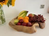 45cm Huge Heavy Charcuterie Platter Cheese Board Wooden Fruit Bowl