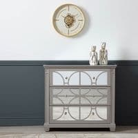 46cm White & Gold Contemporary Wall Clock - Moving Gears Metal & Glass Gift