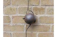 95cm Teapot Rain Chain Buckets Garden Water Rain Collector Brown Aged Metal