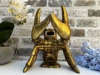 Aged Gold Drunken Lobster Wine Bottle Holder Rack Novelty Fun Freestanding Gift