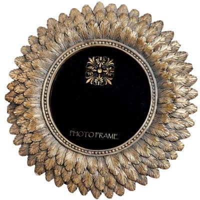 Antique Gold Large Sun Burst 3.5