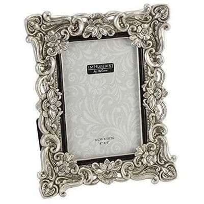 Antique Silver Vintage Ornate Shabby Chic Picture Photo Frame 4