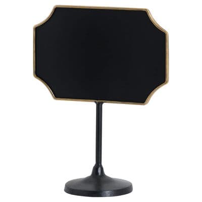 Bronze & Black Table Place Marker Mini Blackboard Chalkboard - Weddings Events