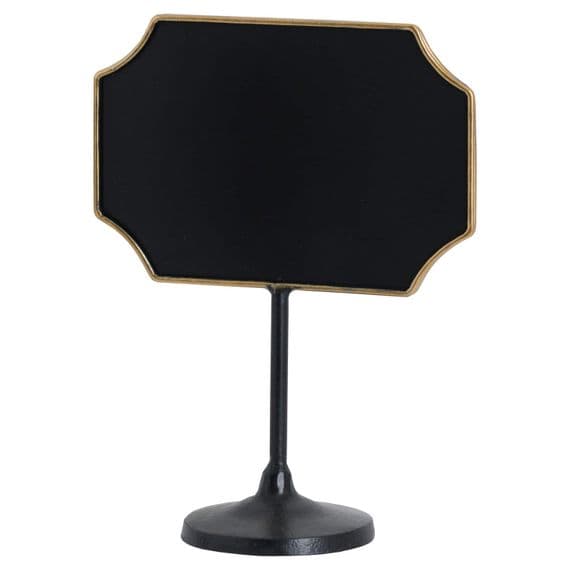 Bronze & Black Table Place Marker Mini Blackboard Chalkboard - Weddings Events