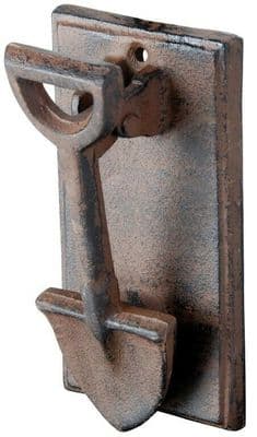 Cast Iron Doorknocker (Spade) - Cast Iron - Garden Outdoor -  16.2cm