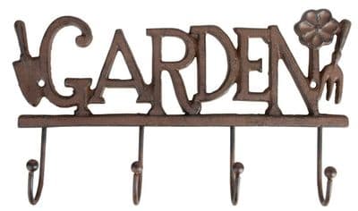 Cast Iron Garden Tool Hook - Cast Iron - Garden Outdoor