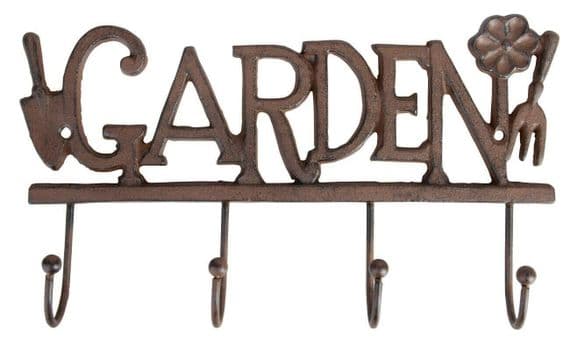 Cast Iron Garden Tool Hook - Cast Iron - Garden Outdoor