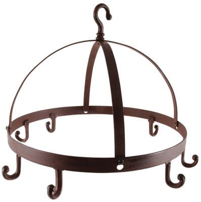 Cast Iron Kitchen Hanger for Pots, Pans, Utensils, Herbs