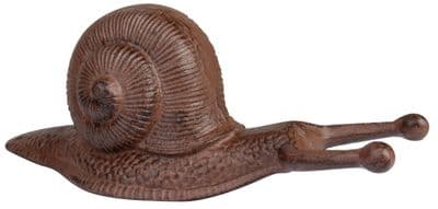 Cast Iron Snail Bootjack Brown Boot Pull Garden Outdoor Decor