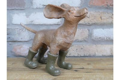 Cute Funky Dog Enjoying Wind Ornament Decoration Lovers Gift