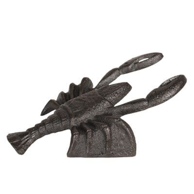 Decorative Cast Iron Welly Boot Jack Scraper Lobster Design