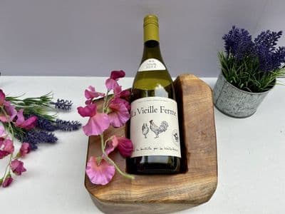 Driftwood Wine Champagne Prosecco Bottle Holder Single - Handcarved Teak Root