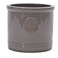Fossil Grey Heritage Cylinder Garden Ceramic Planter Plant Flower Pot FrostProof