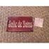 French Red Mini Plaques Signs Cuisine, Chambre, Salle de Bain, Toilettes