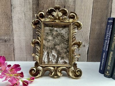 Gold Distressed Aged Photo Frame - 6 x 4