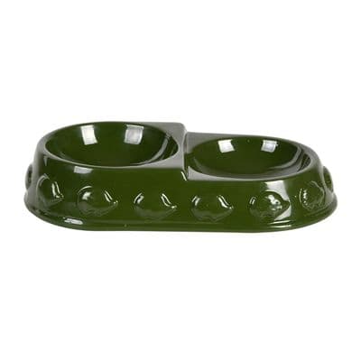 Green Hedgehog Feeding/Drinking Bowl Dish Garden Wildlife