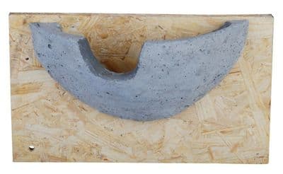 House Martin Nest Nesting Box Bird House Grey Concrete Plywood Backing