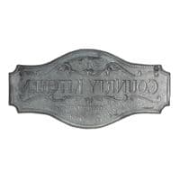 Huge 60cm Iron Wall Sign Country Kitchen Metal Plaque Embossed Heavy
