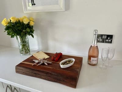 Huge XL 70cm 15kg Solid Hardwood Chopping Food Cutting Board w Live Edge