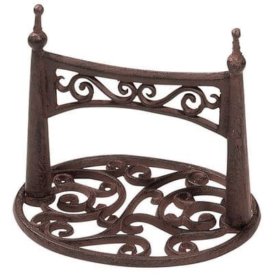 Rustic Cast Iron Boot Welly Jack Shoe Scraper Cleaner Decorative Outdoor