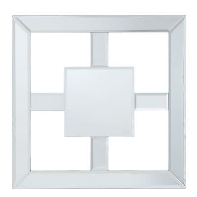 SAVE 50%!! 40cm Square Mirror Glass Wall Art Decoration Feature
