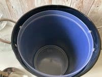 SAVE 50%!!! Metal Ice Bucket Black French Shabby Chic Bistro Café Style