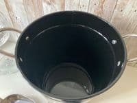 SAVE 50%!!! Metal Ice Bucket Black French Shabby Chic Bistro Café Style