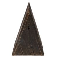 SAVE 50%!! Triangular Blue Tit Bird House Birdhouse - Wooden w Apex Roof