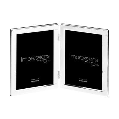 Silver Plated Double Portrait Photo Frame 5