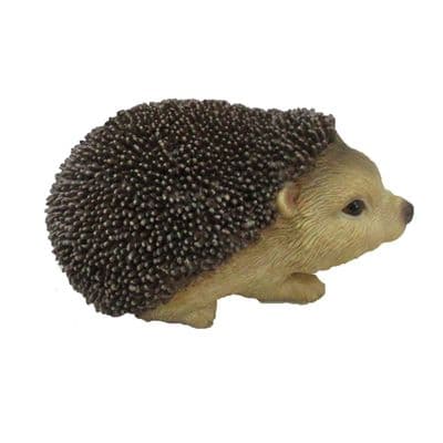 Small Brown Hedgehog Figurine Ornament Home or Garden 6x7cm