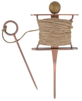 Steel Copper Plated Garden String Row Marker Garden Christmas Gift Green Fingers