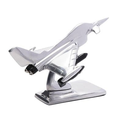 Typhoon Military Model Aeroplane Statue Ornament Gift - Aluminium - 6