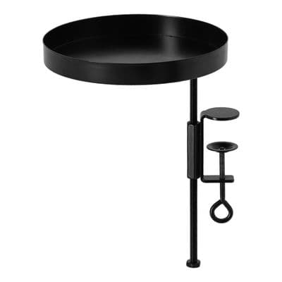 Window Plant Tray Windowsill Clamp Black 18cm Window Dressing