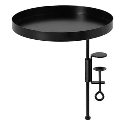 Window Plant Tray Windowsill Clamp Black 24cm Window Dressing