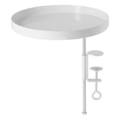 Window Plant Tray Windowsill Clamp White 24cm Window Dressing
