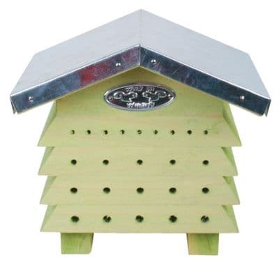 Wooden Beehouse Bee Hive Garden Ornament