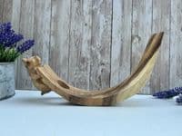 Wooden Wine Bottle Holder Balancer Hand Carved Cat Design Quirky Cat Lover Gift