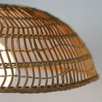 Cley - rattan ceiling pendant 45cm Diameter, Height 24cm