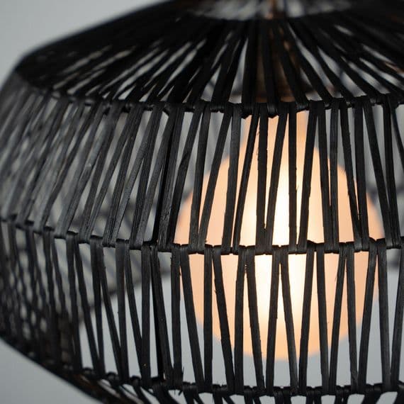 Cley - rattan ceiling pendant 45cm Diameter, Height 24cm